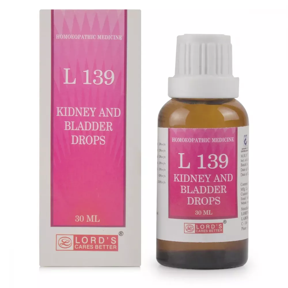 Lords L 139 Kidney Bladder Drops (30ml)